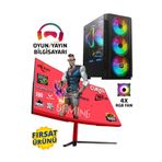 Zeiron Wizard Simple9 Ryzen 5 5600X 32Gb 1Tb M.2 Ssd Rtx3050 24" 165Hz Oyuncu Masaüstü Bilgisayar