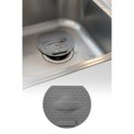 zeixpow Lavabo Kötü Koku Giderici Önleyici Silikon Mat Sızdırmaz Lavabo Tıkacı Lavabo Tıpası Evye Kapağı GRİ
