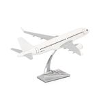 Zek Upp Zekupp Airbus A320 Model Uçak, 1/100 Beyaz Elit Maket Uçak (ZU-UCK0108)