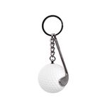 Zek Upp Zekupp Golf Topu Anahtarlık, El Yapımı İsimli Anahtarlık, Hediyelik Anahtarlık, 2 Renk Seçeneği: Beyaz Kırmızı, El Yapımı Metal Anahtarlık (ZU
