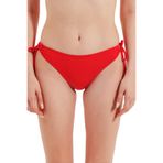 Zeki Aksesuar Detaylı Kırmızı Bikini Alt, 36 Beden, Kadın