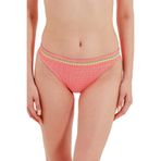 Zeki File Detaylı Koral Bikini Alt, 36 Beden, Kadın
