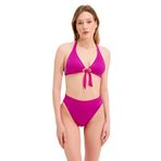 Zeki Gold Detaylı Pembe Bikini Takımı, Kadın, 38 Beden