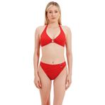 Zeki Kadın Bikini Takımı, Gold Detaylı, Turuncu, 40 Beden