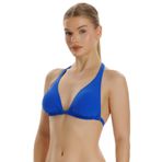 Zeki Kadın Mavi Halter Bikini Üstü, 44 Beden