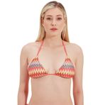 Zeki Kadın Üçgen Desenli Bikini Üst, 36 Beden, Renkli