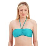 Zeki Straplez Turkuaz Bikini Üst, Kadın, 42 Beden