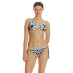 Zeki Üçgen Bikini Takımı, Desenli, 42 Beden, Kadın