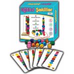Zekice Eğitici Şekiller Zeka Oyunu - Renkli