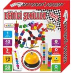 Zekice Oyuncak Ring Eğitici Şekiller Yarış Oyunu - Renkli