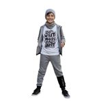 Zelhankids 5 Parça Çocuk Eşofman Takımı 11-12 Yaş Erkek, 11-12 Yaş, 8548545, Gri, erkek-çocuk