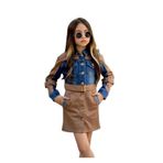 Zelhankids KIZ ÇOCUK TRENÇKOT KAHVERENGİ 6-7 Yaş