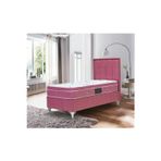 Zelis Mobilya Tek Kişilik Solid Lila Set Yatak + Baza + Başlık