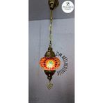 Zemaris Hediyelik El Yapımı Gold Sarkıt Avize - Kırmızı