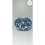 Zemaris Hediyelik El Yapımı Otantik Mozaik Avize Aplik Lambader Cam 12 cm - Mavi