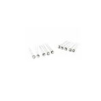 Zembil 10 Adet T3-T4-T5 Duy Uyumlu Mini Kıl Bacak Led Ampul Mavi