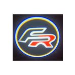Zembil 2 Adet Seat Fr İle Uyumlu Pilli Yapıştırmalı Sensörlü Mıknatıssız Kapı Altı Led Logo