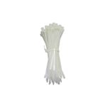 Zembil 200 Adet Beyaz Plastik Cırt Kelepçe Kablo Bağı 4.8X250MM