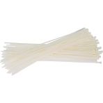 Zembil 200 Adet Beyaz Plastik Cırt Kelepçe Kablo Bağı 4.8X300MM