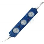 Zembil 25 Adet Mavi 12V 1.5W 3 Ledli Mercekli Parmak LED Modül 2835 Smd