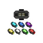 Zembil 4 Adet Rgb Drone Araba Motosiklet Bisiklet Uçak Kanadı Şarjlı Mini Çakar Led Lamba