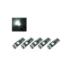 Zembil 5 Adet T5 Led Kilometre Kadran Ambians Aydınlatma Led Ampul Beyaz