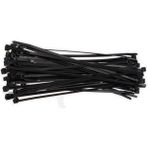 Zembil 500 Adet 2.5MMX140MM Kablo Bağı Plastik Cırt Kelepçe Siyah