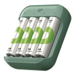 Zemheri Gp Recyko B423 USB Pil Şarj Cihazı Seti - 4 Adet Aa 2700MAH Yüksek Kapasiteli Şarjlı Pil Dahil