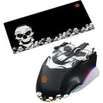 Zemheri Lenovo Lecoo MG1102 8200 Dpı 10 Makro Tuşlu Kablolu Rgb Ledli Gaming Mouse + Mousepad - Siyah