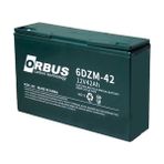 Zemheri Orbus 12 Volt 42 Amper Elektrikli Bisiklet Aküsü 6dzm-42 (270X77X170 Mm)
