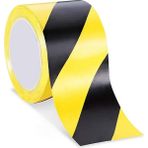 Zemin Yer Işaretleme Güvenlik Bandı Sarı Siyah 50 mm x 30 mt - Sarı - Siyah - 1 Adet