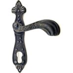 Zemira Antika Tarz Dekoratif Pirinç Mevlana Banyo Kapı Kolu - 228X48 Mm, Oksit