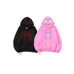 ZEMLİYA Örümcek Baskılı Sevgili Çift Kombini Kapüşonlu Sweatshirt & Hodie