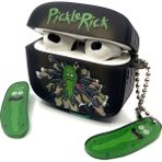 Zen AI Airpods 3. Nesil Uyumlu Sevilen Fantastik Karakter Rick Pickle Black Hediye Kılıf - Renkli