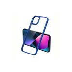 Zen Aksesuar İphone 12 Pro Uyumlu Zore Krom Kılıf-Lacivert
