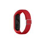Zen Aksesuar Xiaomi Mi Band 3 Uyumlu Krd-49 Örgü Zore Kordon-Kırmızı