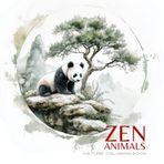 Zen Animals and Landscapes Coloring Book: Grayscale Nature and Garden Scenes with Watercolor-Inspired Asian Ink Designs in Bold, Easy, Minimalist ... Coloring Books for Teens, Adults & Seniors)