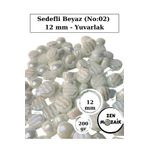 Zen Mozaik Sanatsal Mozaik Çalışmalarınız için 12 x12 mm - Sedefli Yuvarlak Cam Mozaik Taşı