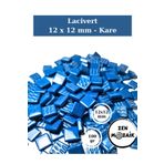 Zen Mozaik Sanatsal Mozaik Çalışmalarınız için 12x12 mm - Kare Cam Mozaik Taşı (100 gr)