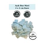 Zen Mozaik Sanatsal Mozaik Çalışmalarınız Için 20x20 Mm (2x2 Cm) Renkli Cam Mozaik Taşı