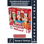 Zenara Eğitici Dil Bilgisi Sosyal Beceri İletişim İlişki Kurma Gelişimi Eğlenceli Çocuk Oyunu BEN NEYİM ?