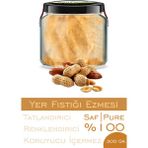 Zencefil Organik %100 Saf Yer Fıstığı Ezmesi Şeker Ilavesiz Bi Kavanoz 330 cc Cam Kavanozda Katkısız Fıstık Ezmesi - 300 gr