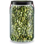 Zencefil Organik Kabak Çekirdeği Içi Bi Kavanoz 660 cc. Cam Kavanozda Saf Katkısız Kabak Çekirdeği Dried Pumpkin Seed - 390 gr