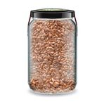 Zencefil Organik Keten Tohumu Bi Kavanoz 660 cc. Cam Kavanozda Saf Katkısız Taze Öğütülmemiş Keten Tohumu Flaxseed