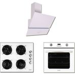 Zendi ZD1022W+ZO22422W+ZF3022W Beyaz 3'lü Ankastre Set