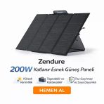 Zendure 200W Katlanır Esnek Güneş Paneli