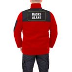 ZENG Kışlık Polar Kişiye Özel Logo Baskılı Siyah Polar Iş Elbisesi Softshell
