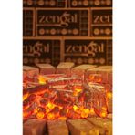 ZENGAL Delikli Briket Mangal Kömürü 10KG (6 Saat 7800 KCal/kg)