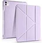 Zengezur Newface Ipad Air 13 (2024) Kılıf Kalemlikli Mars Tablet Kılıfı - Açık Mor