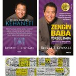 Zengin Babanın Kehaneti + Zengin Baba Yoksul Baba 2 Kitap Set + Mat. Öğreten Cetvel